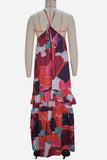 Flowing Ruffle Tiered Dress