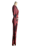 Artistic Print Skirt Set