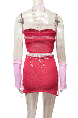 Chic Beach-Ready Knit Set