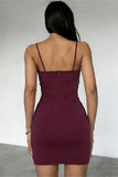 Elegant Strappy Evening Dress