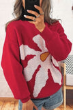 Bold Floral Statement Sweater