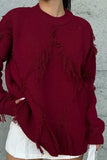 Frayed Detail Sweater