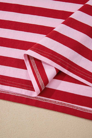 Striped V-Neck T-Shirt
