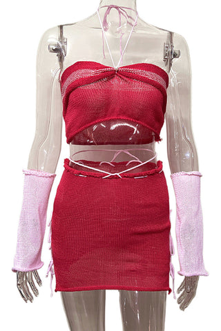 Chic Beach-Ready Knit Set