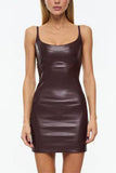 Sleek Strappy Mini Dress