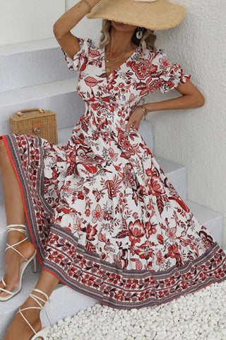 Floral Puff Sleeve Dress