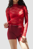 Elegant Lace Long Sleeve Blouse