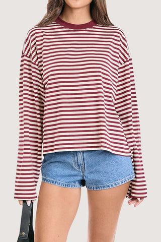Striped Long Sleeve T-Shirt