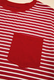 Stripe Round Neck Tank Top