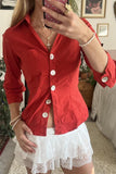 Collared Button-Down Shirt