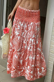 Printed Maxi Skirt with Boho Flair