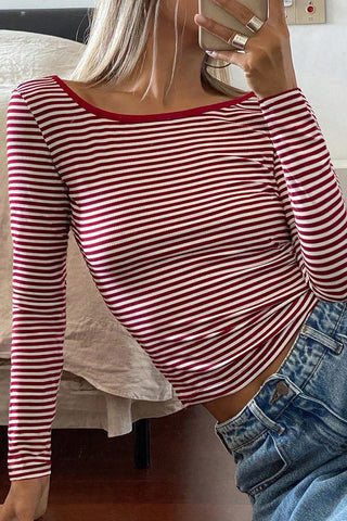 Classic Striped Long Sleeve Tee