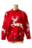 Festive Reindeer Knit Sweater
