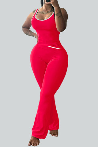 Cami Top and Flare Pants Set