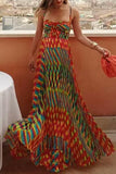 Geometric Pattern Casual Dress