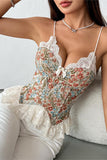 Lace-Trim Floral Camisole