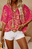 Bohemian Print Relaxed Blouse