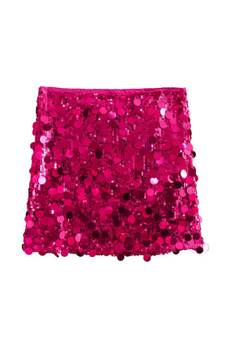Sequin Embellished Mini Skirt