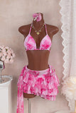Floral Layered Bikini Set