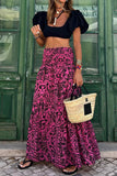 Bohemian Maxi Skirt with Intricate Prints