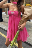 Strapless Ruffle Sundress