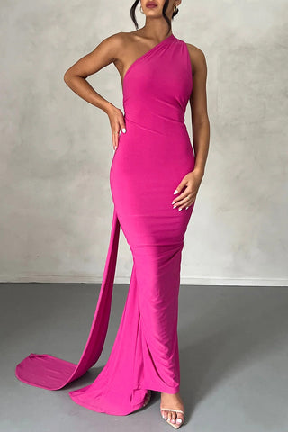 One-Shoulder Maxi Dress