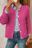 Textured Button-Front Jacket