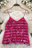 Sequin Embellished Tank Top