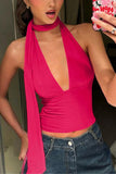 Stylish Halter Tank Top