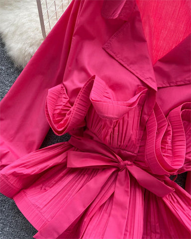 Ruffled Tie-Waist Blouse