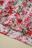 Floral Bow Strap Maxi Dress