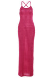 Strappy Knit Cocktail Dress