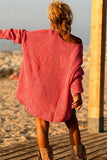 Heart Pattern Relaxed Sweater