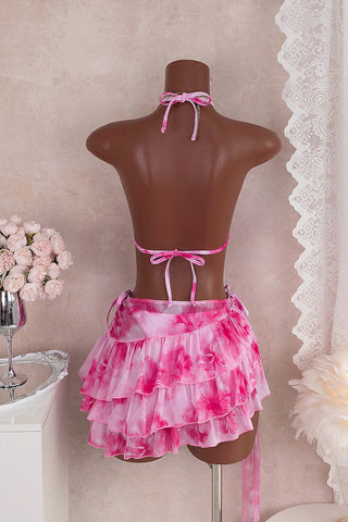 Floral Layered Bikini Set