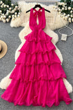 Tiered Ruffle Maxi Dress