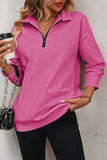 Stylish Quarter-Zip Sweatshirt