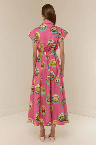 Fun Print Casual Maxi Dress