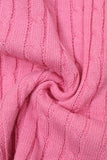 Collared Cable-Knit Sweater