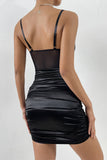 Lace-Detail Bustier Sundress