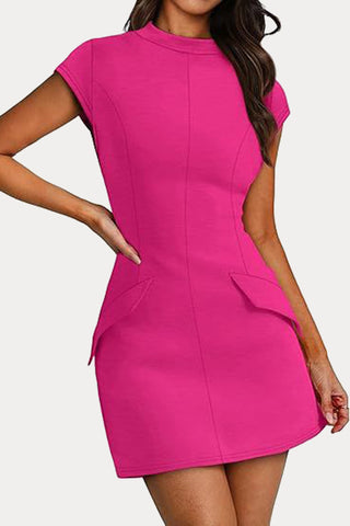 Modern Pocket Detail Casual Dress