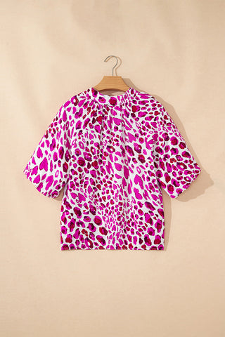 V-Neck Patterned T-Shirt