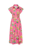 Fun Print Casual Maxi Dress