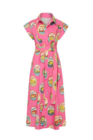 Fun Print Casual Maxi Dress