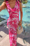 Floral Print Casual Maxi Dress