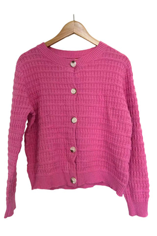 Textured Button-Front Jacket