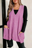 V-Neck Sweater Vest with Pockets