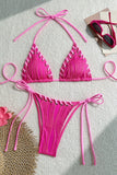 Sexy Solid Bikini Set