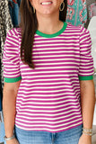 Striped Short Sleeve T-Shirt