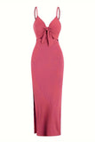 Stylish Tie Front Sundress