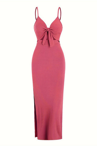 Stylish Tie Front Sundress